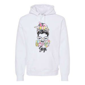 Grandmother Easter Bunny Gigi happy Easter Day Premium Hoodie