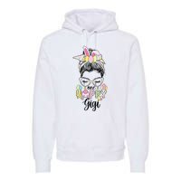 Grandmother Easter Bunny Gigi happy Easter Day Premium Hoodie