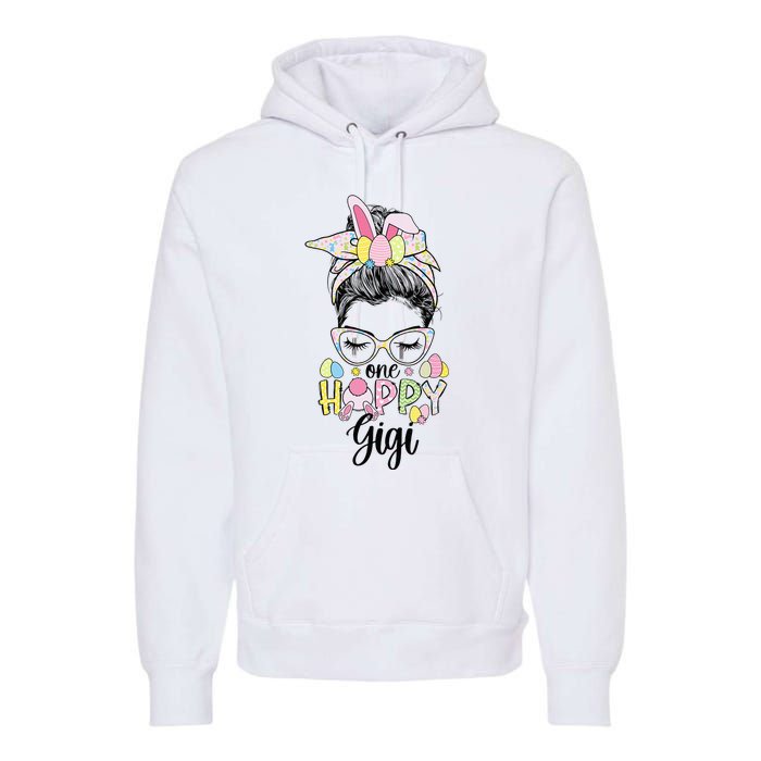 Grandmother Easter Bunny Gigi happy Easter Day Premium Hoodie