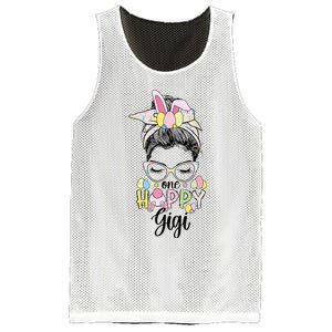 Grandmother Easter Bunny Gigi happy Easter Day Mesh Reversible Basketball Jersey Tank