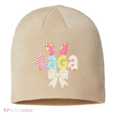 Gaga Easter Bunny Coquette Bow Women Happy Easter Day Sustainable Beanie