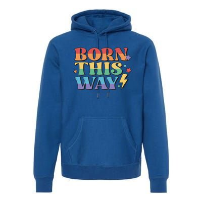 Gay Equality Born This Way Cool Gift Premium Hoodie