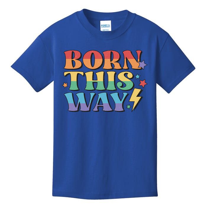 Gay Equality Born This Way Cool Gift Kids T-Shirt