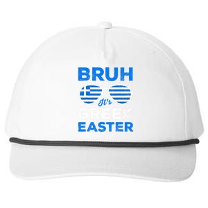 Greek Easter Bruh Funny Retro Sunglasses Greek Easter Snapback Five-Panel Rope Hat