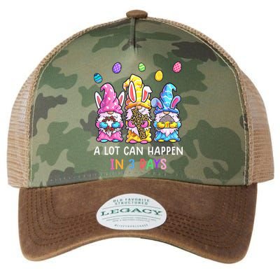 Gnome Easter Christian A Lot Can Happen In 3 Days Leopard Legacy Tie Dye Trucker Hat