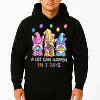 Gnome Easter Christian A Lot Can Happen In 3 Days Leopard Hoodie