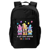 Gnome Easter Christian A Lot Can Happen In 3 Days Leopard Backpack