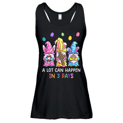 Gnome Easter Christian A Lot Can Happen In 3 Days Leopard Ladies Essential Flowy Tank
