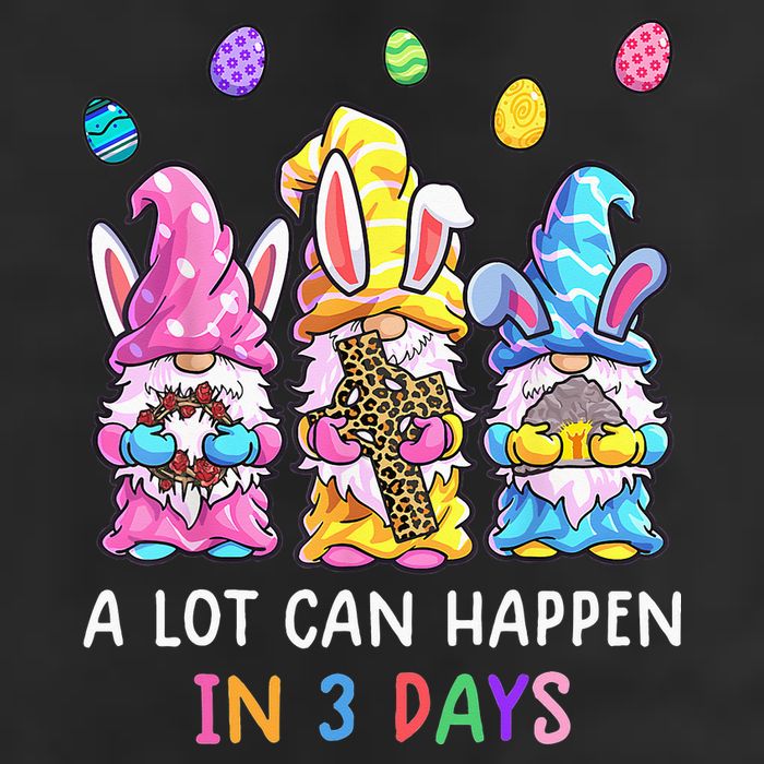Gnome Easter Christian A Lot Can Happen In 3 Days Leopard 25L Jumbo Tote
