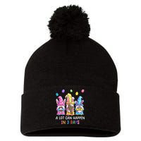 Gnome Easter Christian A Lot Can Happen In 3 Days Leopard Pom Pom 12in Knit Beanie