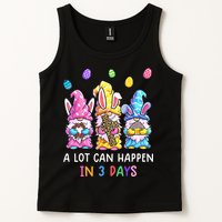 Gnome Easter Christian A Lot Can Happen In 3 Days Leopard Tank Top