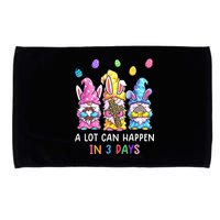 Gnome Easter Christian A Lot Can Happen In 3 Days Leopard Microfiber Hand Towel