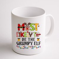 Grumpy Elf Christmas Family Matching Set Coffee Mug