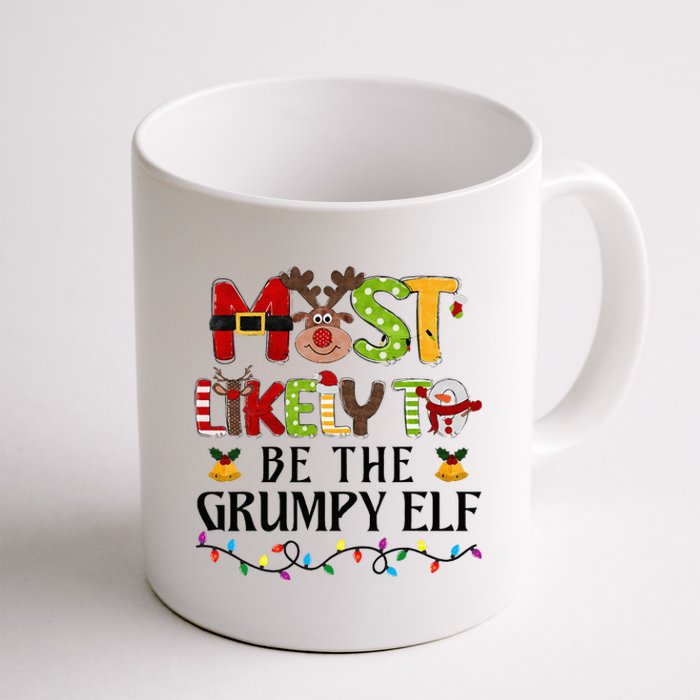 Grumpy Elf Christmas Family Matching Set Coffee Mug