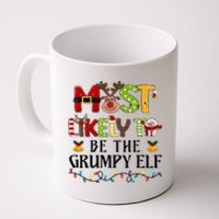 Grumpy Elf Christmas Family Matching Set Coffee Mug