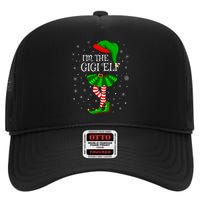 Gigi Elf Christmas Matching Family Elf High Crown Mesh Back Trucker Hat