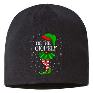 Gigi Elf Christmas Matching Family Elf Sustainable Beanie