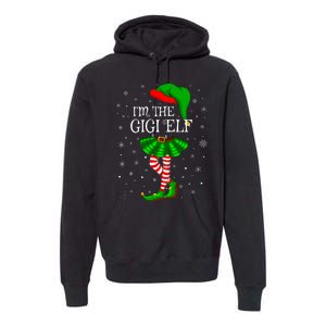 Gigi Elf Christmas Matching Family Elf Premium Hoodie