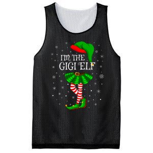 Gigi Elf Christmas Matching Family Elf Mesh Reversible Basketball Jersey Tank