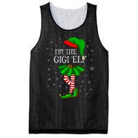 Gigi Elf Christmas Matching Family Elf Mesh Reversible Basketball Jersey Tank