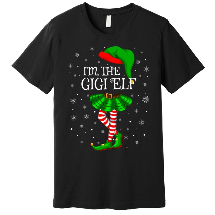 Gigi Elf Christmas Matching Family Elf Premium T-Shirt