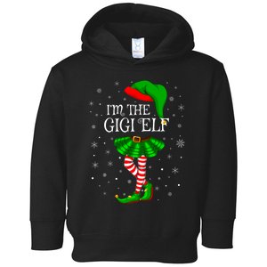 Gigi Elf Christmas Matching Family Elf Toddler Hoodie