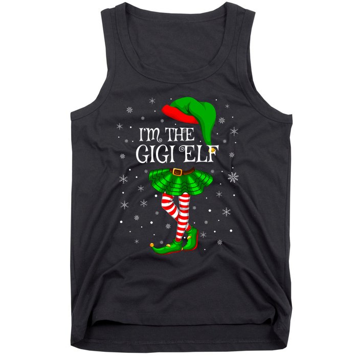 Gigi Elf Christmas Matching Family Elf Tank Top