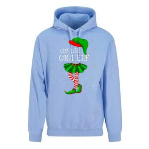 Gigi Elf Christmas Matching Family Elf Unisex Surf Hoodie