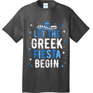 Greek Easter Cinco De Mayo Funny Let The Greek Fiesta Begin T-Shirt