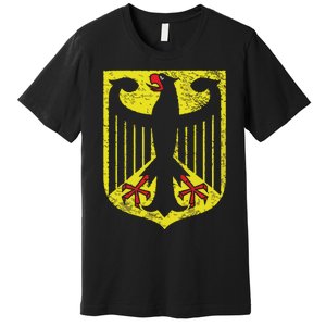 GERMAN EAGLE COAT OF ARMS GERMANY FLAG Premium T-Shirt