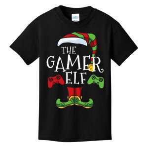 Gamer Elf Christmas Family Matching Funny IM The Gaming Elf Kids T-Shirt