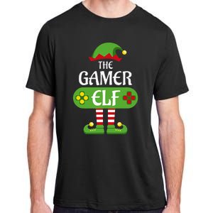 Gamer Elf Christmas Matching Group Family Adult ChromaSoft Performance T-Shirt