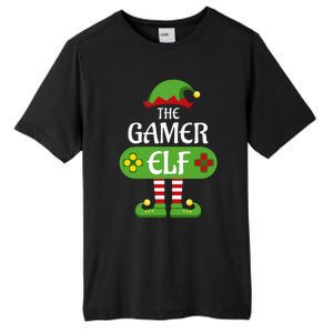 Gamer Elf Christmas Matching Group Family Tall Fusion ChromaSoft Performance T-Shirt