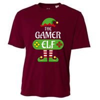 Gamer Elf Christmas Matching Group Family Cooling Performance Crew T-Shirt