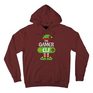 Gamer Elf Christmas Matching Group Family Hoodie