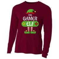 Gamer Elf Christmas Matching Group Family Cooling Performance Long Sleeve Crew