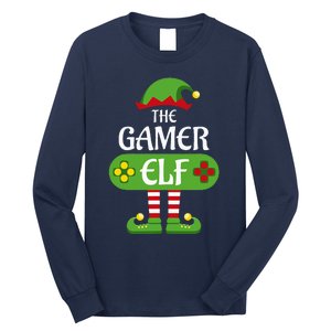 Gamer Elf Christmas Matching Group Family Long Sleeve Shirt