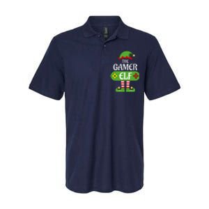 Gamer Elf Christmas Matching Group Family Softstyle Adult Sport Polo