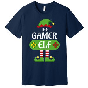 Gamer Elf Christmas Matching Group Family Premium T-Shirt