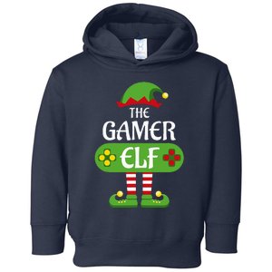 Gamer Elf Christmas Matching Group Family Toddler Hoodie