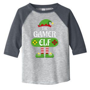 Gamer Elf Christmas Matching Group Family Toddler Fine Jersey T-Shirt