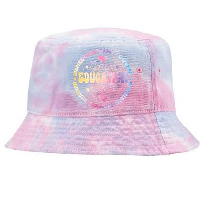 Gifted Education Crew Appreciation Week Back To School Cool Gift Tie-Dyed Bucket Hat