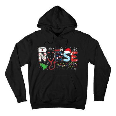 Groovy Er Cna Nurse Winter For Funny Women Christmas Nurse Hoodie