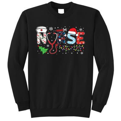 Groovy Er Cna Nurse Winter For Funny Women Christmas Nurse Sweatshirt