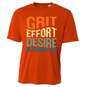 Grit Effort Desire Determination Cooling Performance Crew T-Shirt