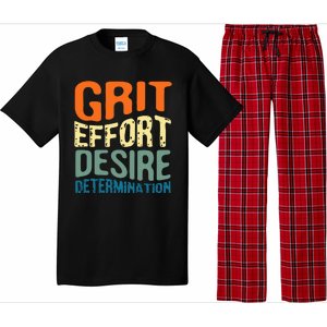 Grit Effort Desire Determination Pajama Set