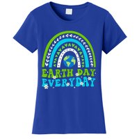 Groovy Earth Day Save Our Home Go Planet Rainbow Women's T-Shirt