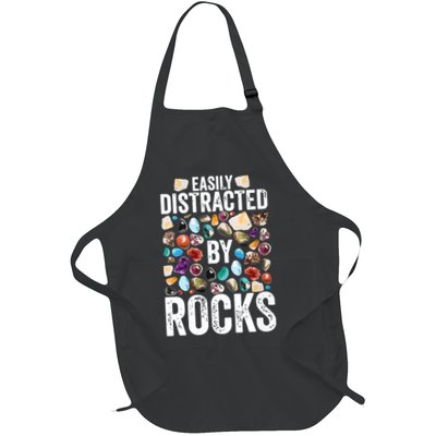 Geology Easily Distracted By Rocks For Geologist Apron