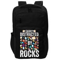 Geology Easily Distracted By Rocks For Geologist Impact Tech Backpack