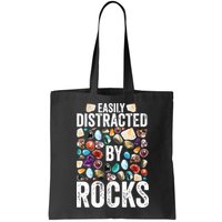 Geology Easily Distracted By Rocks For Geologist Bag